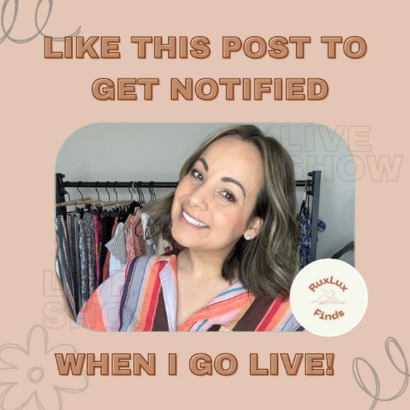 Other - ⭐️Like this post to be notified when I go live⭐️